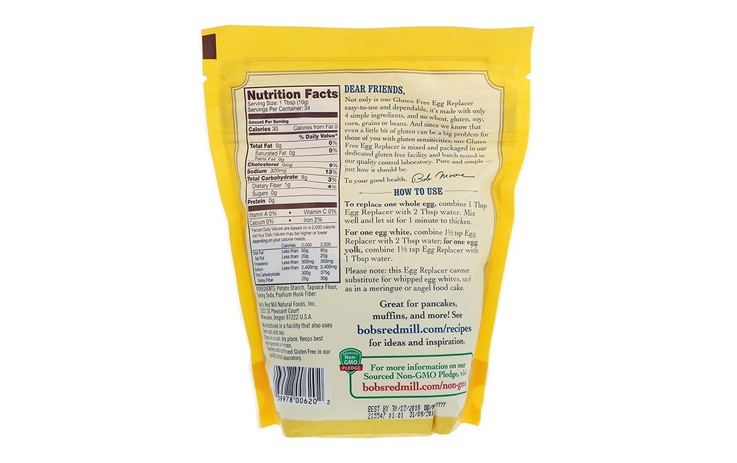 Bob's Red Mill Egg Replacer    Pack  340 grams